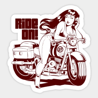 Ride ON! Sticker